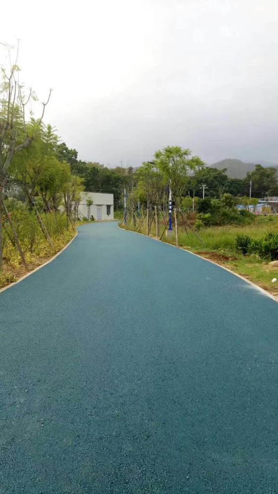 【彩色沥青】深圳彩色沥青路面东莞道路小区停车场沥青施工