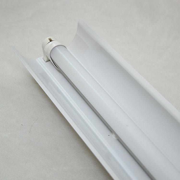 罩led支架】单支带罩铁支架04厚中性包装吊装铁支架t8 led日光灯支架