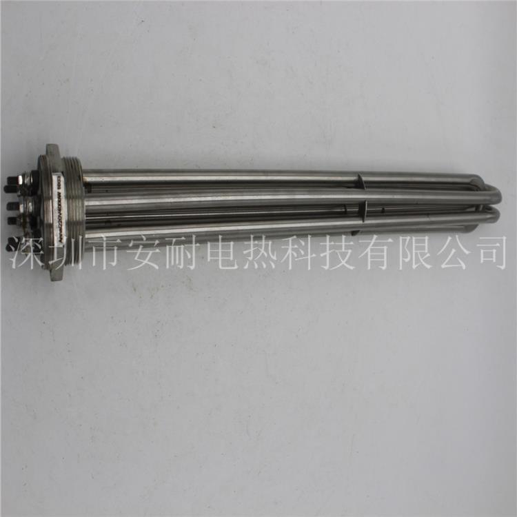 深圳安耐電熱三相工業用電加熱管帶法蘭多根U型管模溫機加熱器件