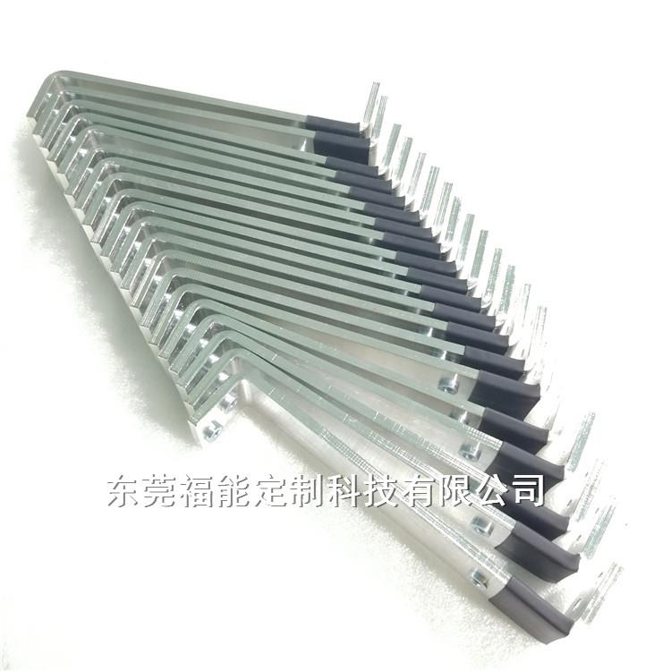 高性能1060鋁排連接件絕緣導電折彎硬鋁排福能制作模式
