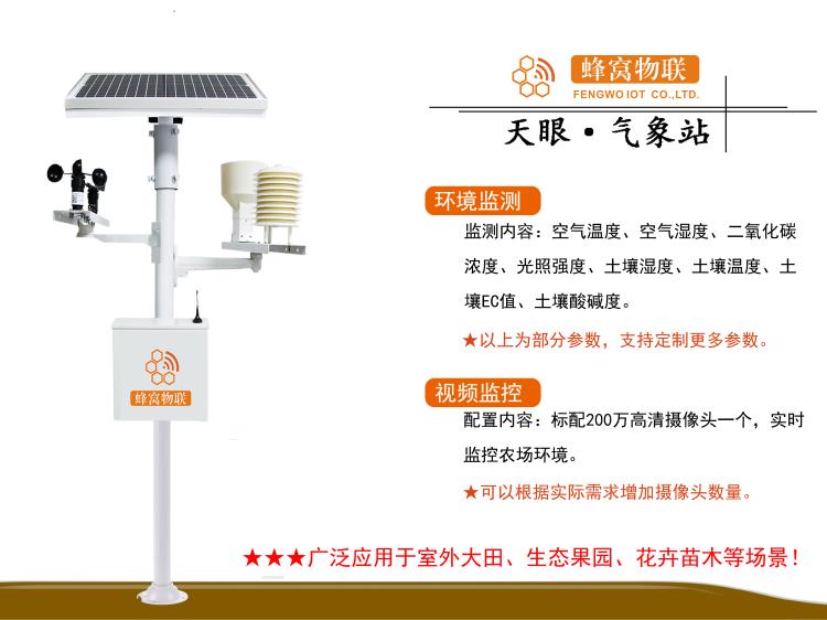 蜂窝农业物联网天眼气象站诚招全国加盟代理助力传统