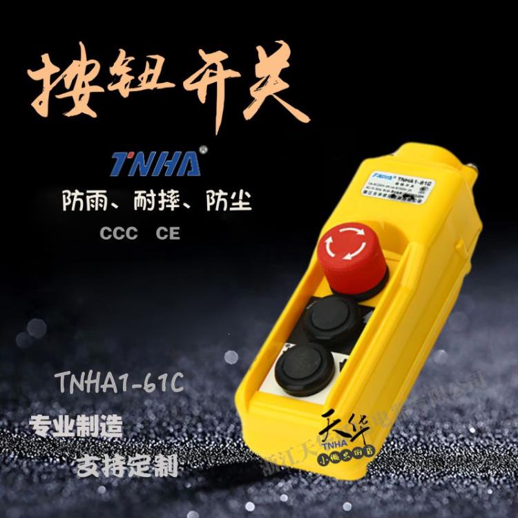 天華TNHA1-61C電動葫蘆按鈕開關(guān)行車COB 3位單雙速