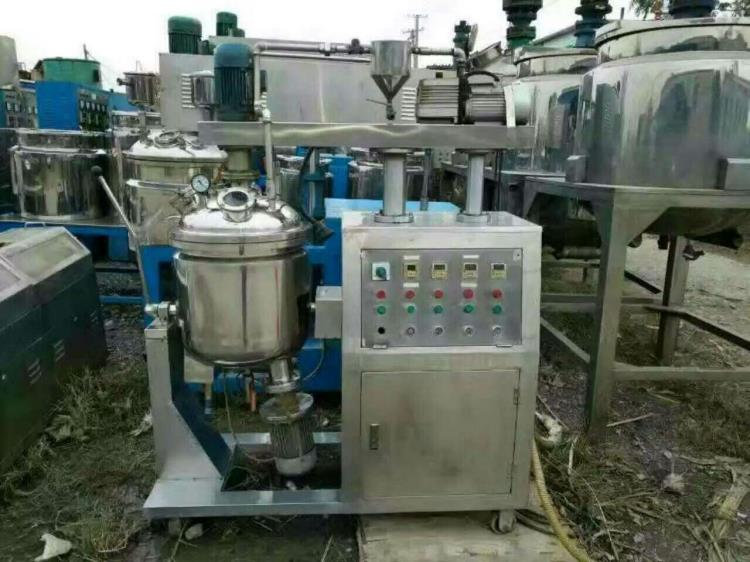 轉讓二手乳化機 20升50升2立方不銹鋼真空乳化機