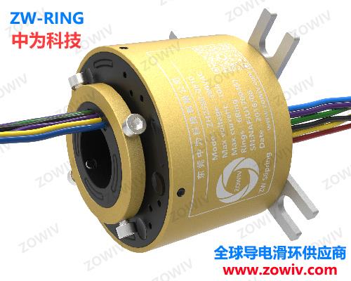 自动化设备用导电滑环旋转供电滑环配件自动化设备滑环过孔滑环