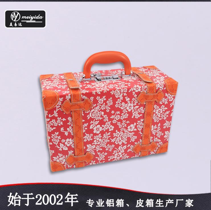新款大容量立體化妝箱個性韓國紋繡師美發工具箱