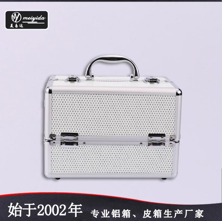 供應(yīng)高品質(zhì)韓國手提雙開鋁合金化妝箱