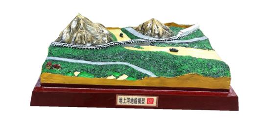 【地上河地貌模型】地上河地貌模型 地理教室 十八种地貌 教学模型