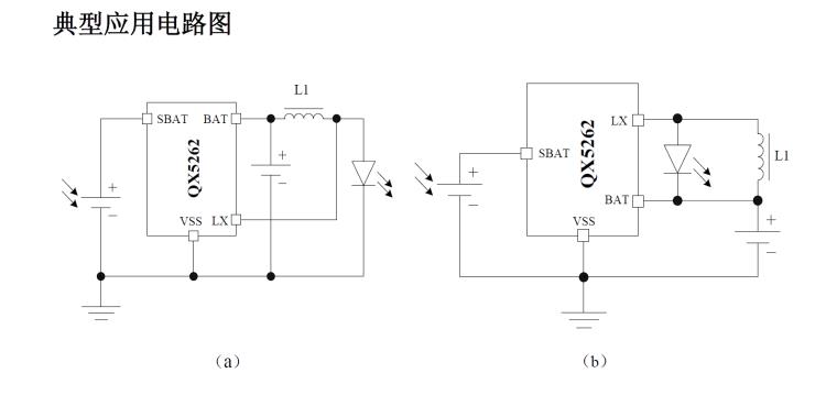 泉芯QX5262 帶光開關(guān)的太陽能應(yīng)用產(chǎn)品方案