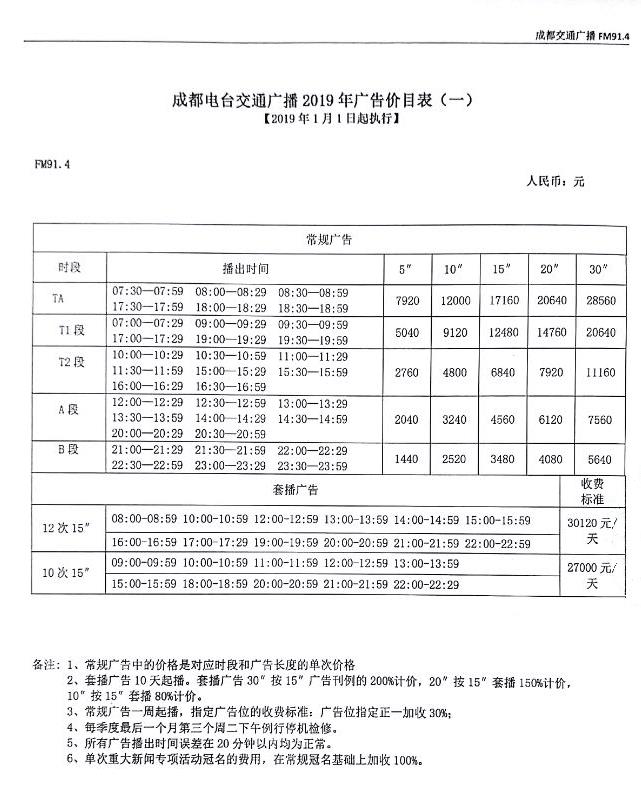 成都電臺廣告&廣告折扣&成都電臺廣告費(fèi)用