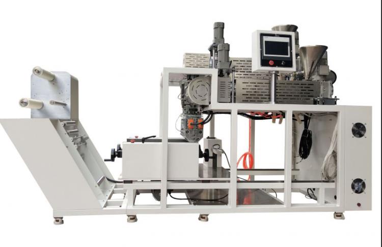 机延膜机】东莞zs-432-25三层供挤流延机延膜机实验型流延膜挤出机