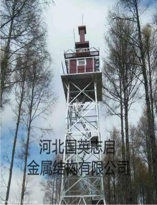 單管監控塔單管鋼管監控塔