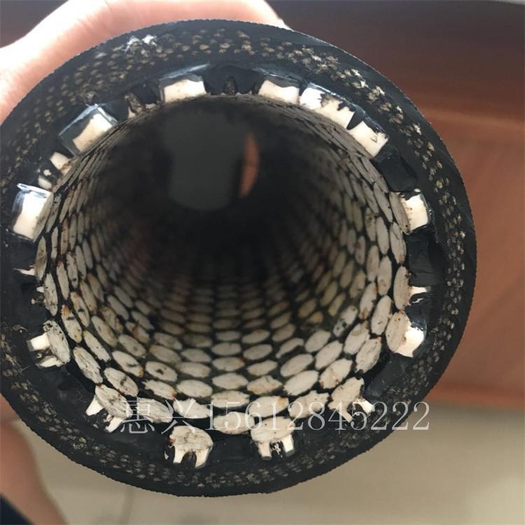 惠興過煤粉耐磨陶瓷管DN38新型襯陶瓷橡膠管