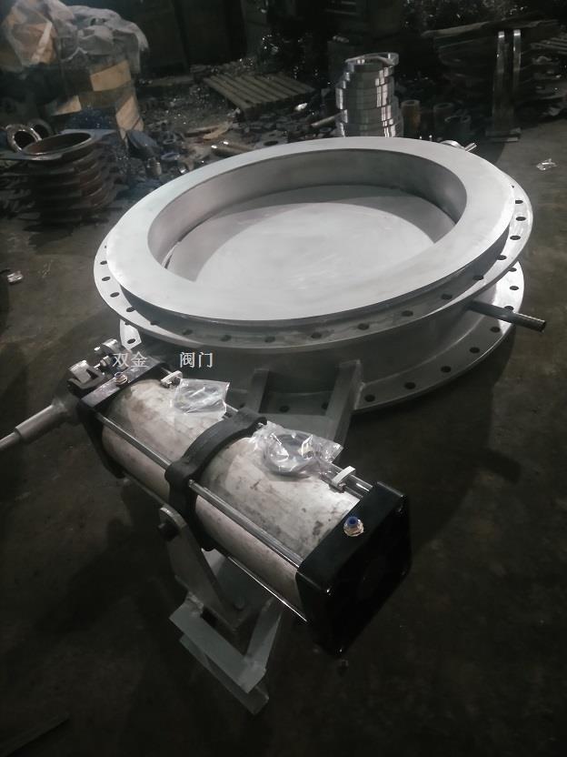 DS9113氣動水冷式超高溫蝶閥工作原理