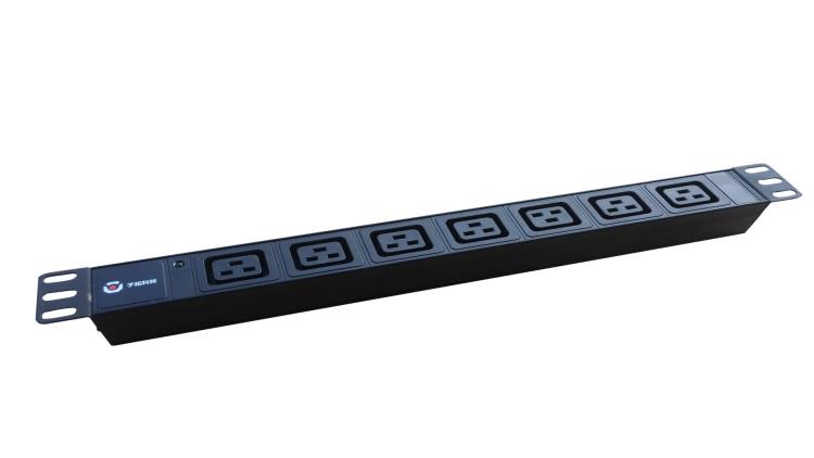 子拓科技電源分配單元PDU 電源排插 7位C19輸出帶指示燈