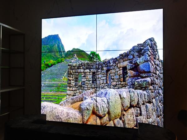 巴中電視墻安裝博川55寸液晶拼接屏廠家LCD3.5mm無縫屏