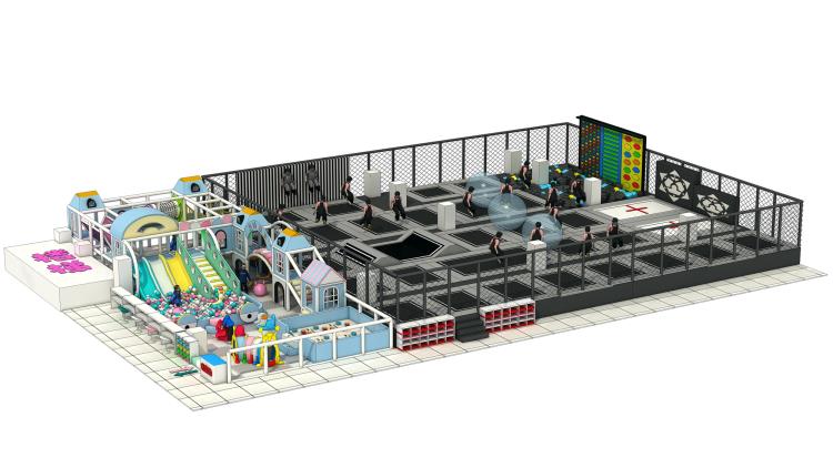 兒童游樂設備廠家直銷淘氣堡蹦床生產合作商