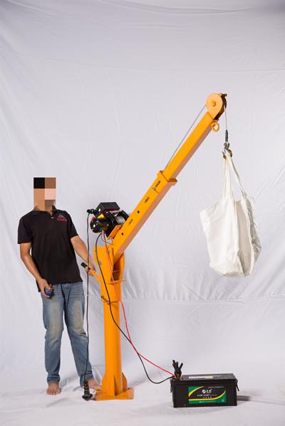 【车载吊运机】24v车载吊运机价格-东弘起重-电动直流车载小吊机批发