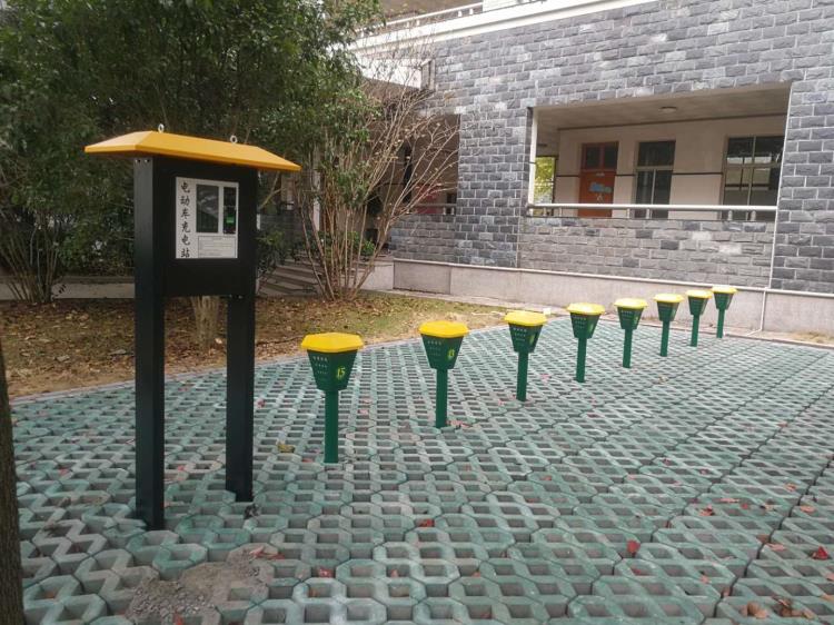 鄭州博納威特戶外防雨景觀式充電樁16路大功率三輪車水電瓶可充