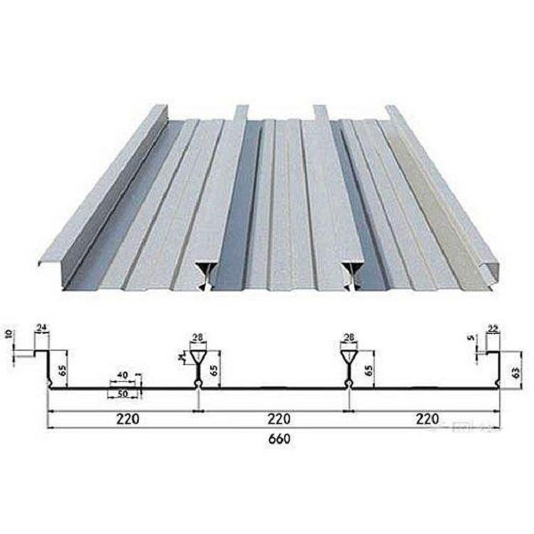 YXB65-220-660閉口樓承板