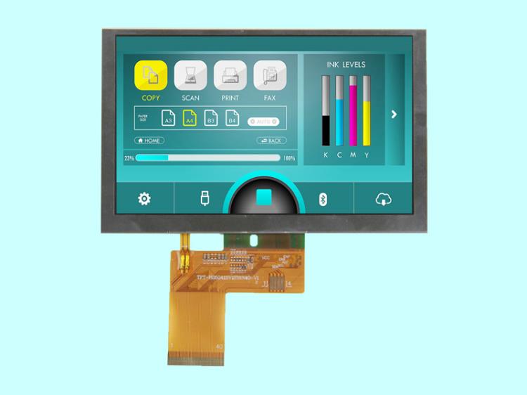 5寸800*480分辨率全視角5寸TFT顯示屏