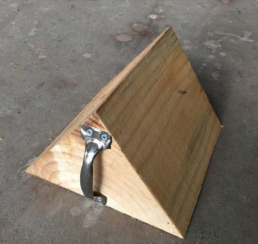 【三角木】汽车三角木轮胎止退器阻车器车轮定位器车轮防滑墩止退器挡