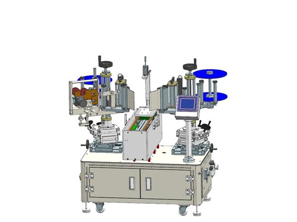 双侧面贴标机-方瓶贴标机-双侧面贴标机-深圳博高标识
