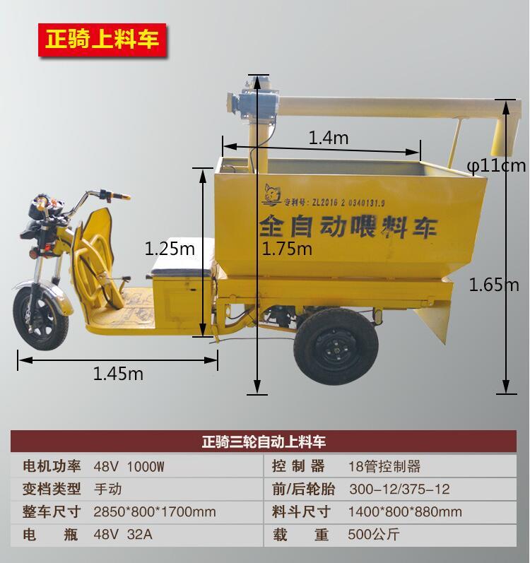 豬場自動飼料車廠家養(yǎng)殖場自動喂料車尺寸自動上料車