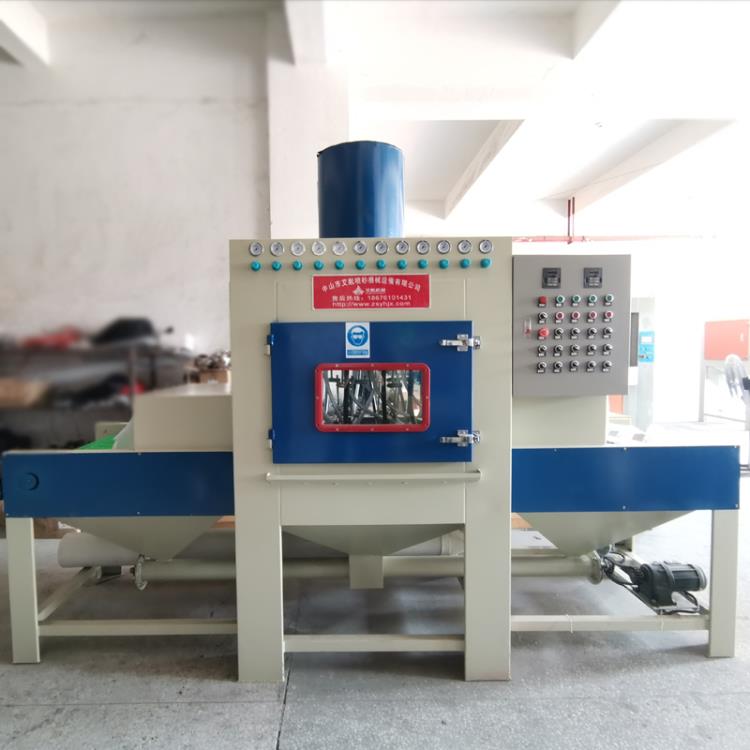 中山自動噴砂機 發熱管批量處理自動噴砂機